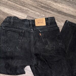 Men's Black Levi’s jeans